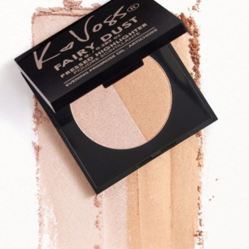 K VOSS Fairy Dust Highlighter Deluxe Duo Palette Brand New in Box - Picture 2 of 9
